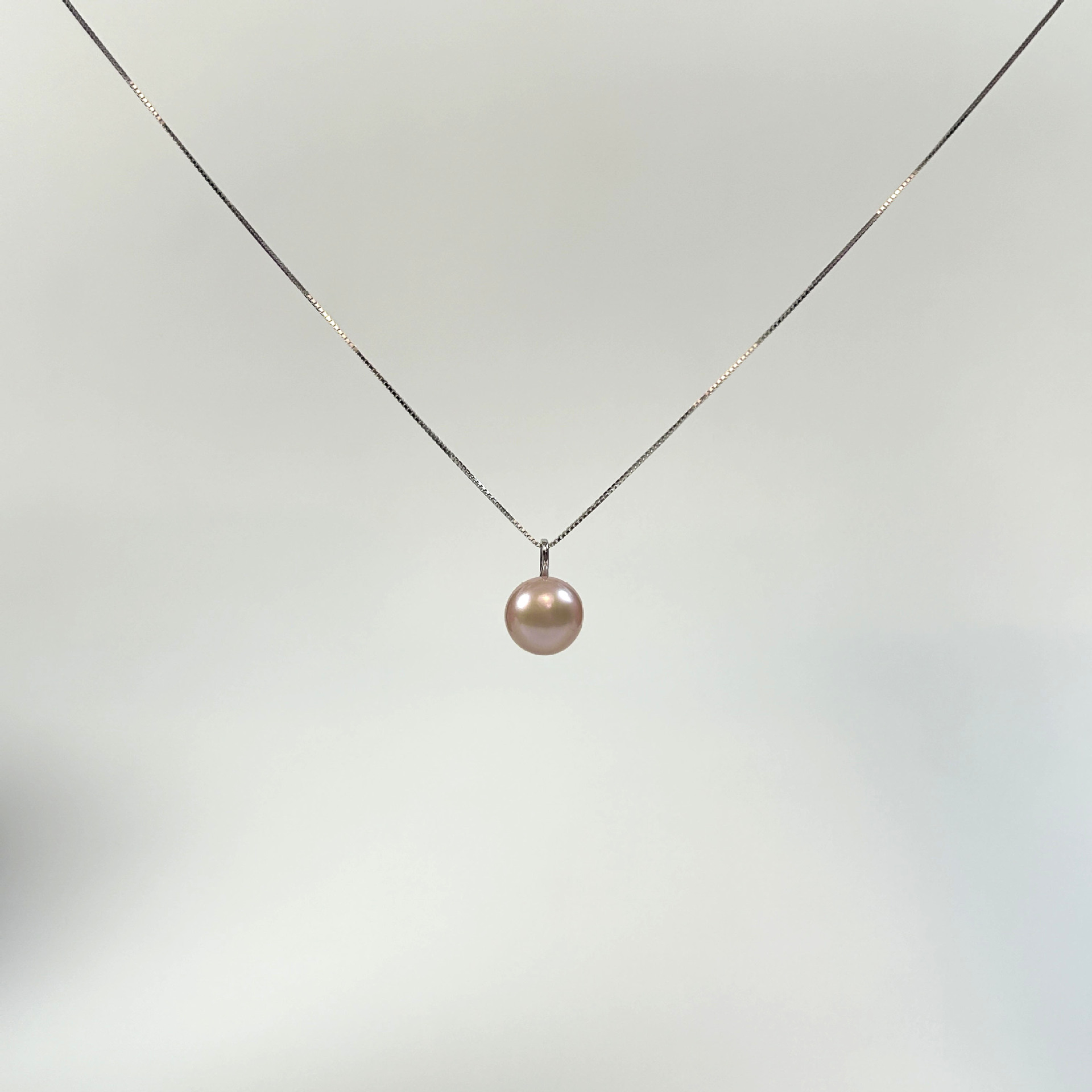 S925 sterling silver natural freshwater single pearl pendant 2026 new collarbone chain S999 neck accessories