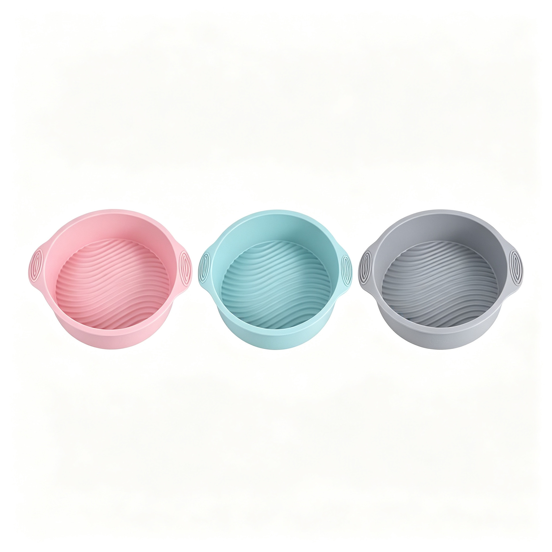 Food-grade thickened silicone cake mold set, toast square round hollow Gugelhupf, home baking tool