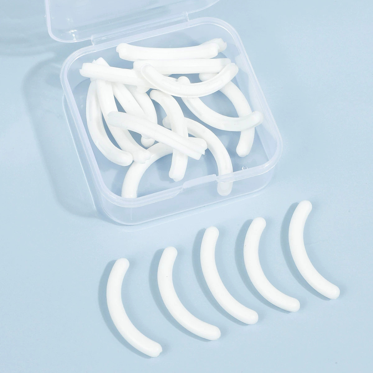 Eyelash Curler Replacement Pad Not Easy to Break High Elasticity Durable Silicone Strip Multi-Color Selection Eye Lash Replacement