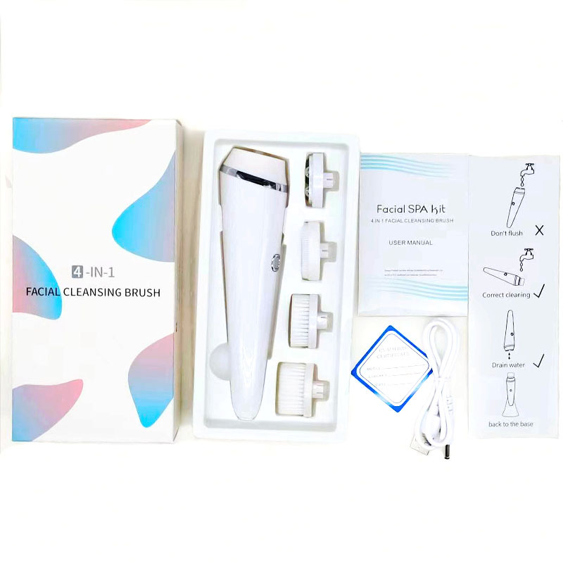 New Electric Face Cleanser Beauty Instrument Multifunctional Waterproof Face Washer Ultrasonic Facial Face Brush
