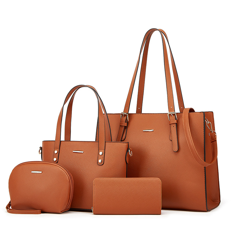 2026 new single shoulder mother-child set bag 4-piece set wind mother-child bag 4-piece set