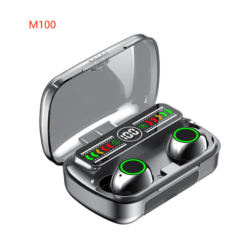 Huaqiangbei Bluetooth Headset M10 Headphone Sound Quality Digital Display M90 M25 F9-5 Wireless Headset Bluetooth