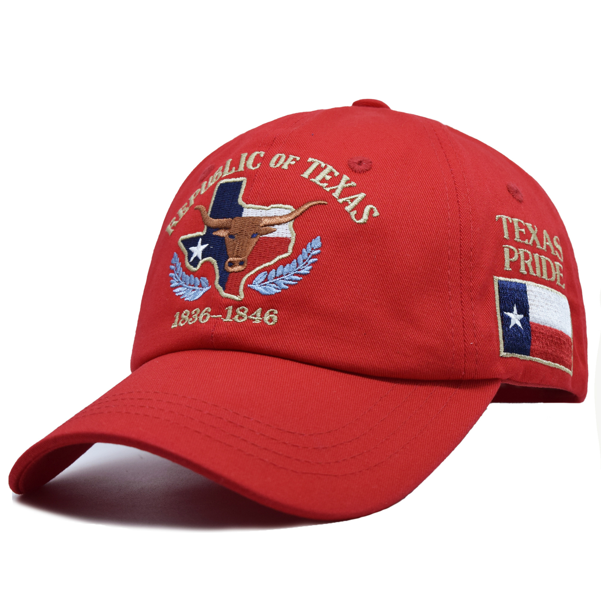Embroidered Republic of Texas Heritage Cap