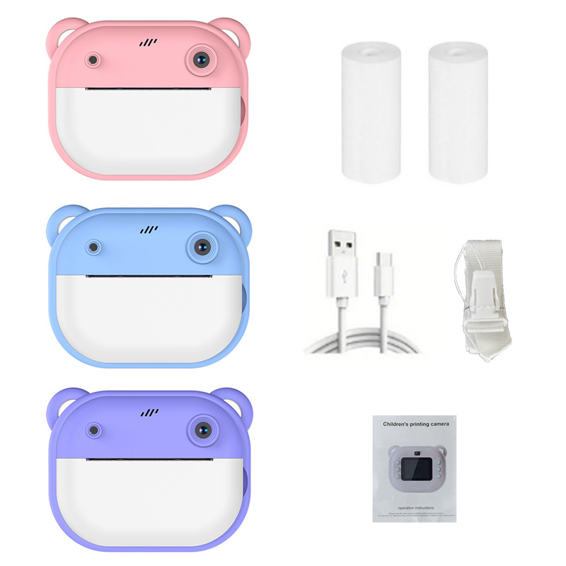 Polaroid children's digital camera cute cartoon kids toy HD photo video instant print