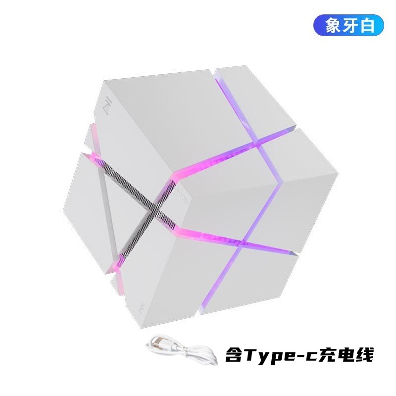 Cube Colorful Bluetooth Speaker Subwoofer Mini Portable Wireless Bluetooth Sound Original