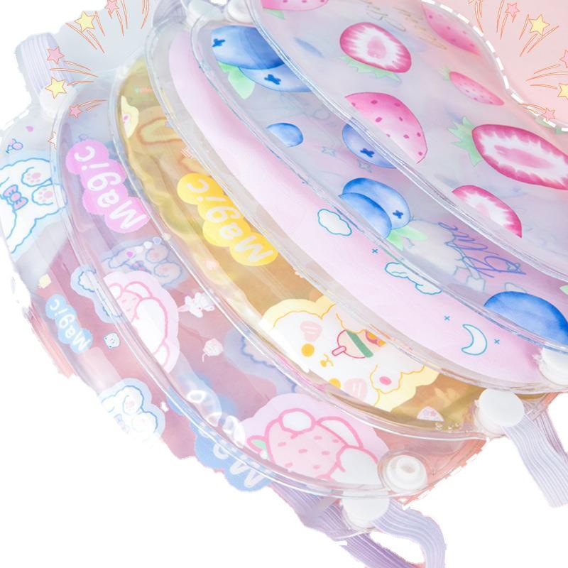 Cartoon fruit light-blocking eye mask, cold and hot compress ice eye patch, gel sleep ice eye mask, cold compress hot compress PVC