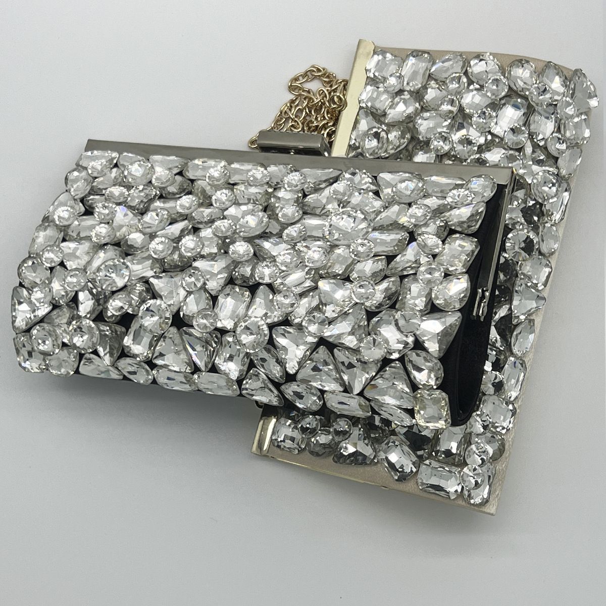 New alloy rhinestone bag clutch evening bag celebrity dress banquet bag handbag