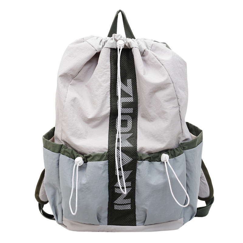 Badminton Bag Drawstring Backpack 2025 New Nylon Large Capacity Travel Bag School Bag Climbing Cycling Tennis Bag