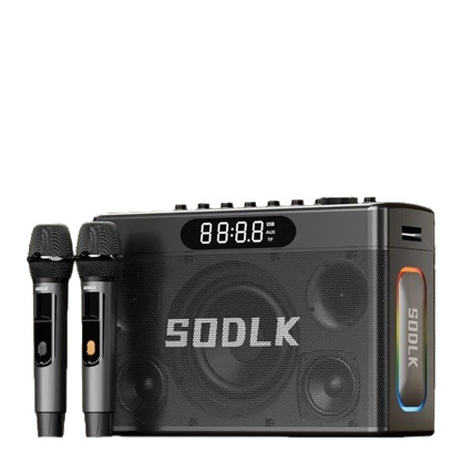 New S1127Plus Digital Sound Card Bluetooth Speaker Outdoor High-Power Square Dance Speaker Portable