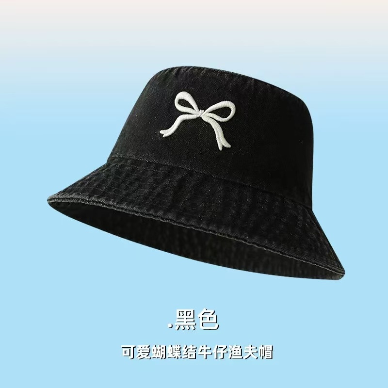 单蝴蝶牛仔-黑色
