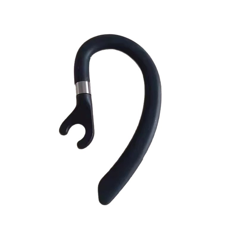 Soft rubber ear hook clip for Bluetooth earphones rotating 360° anti-drop for walkie-talkie 6mm accessory