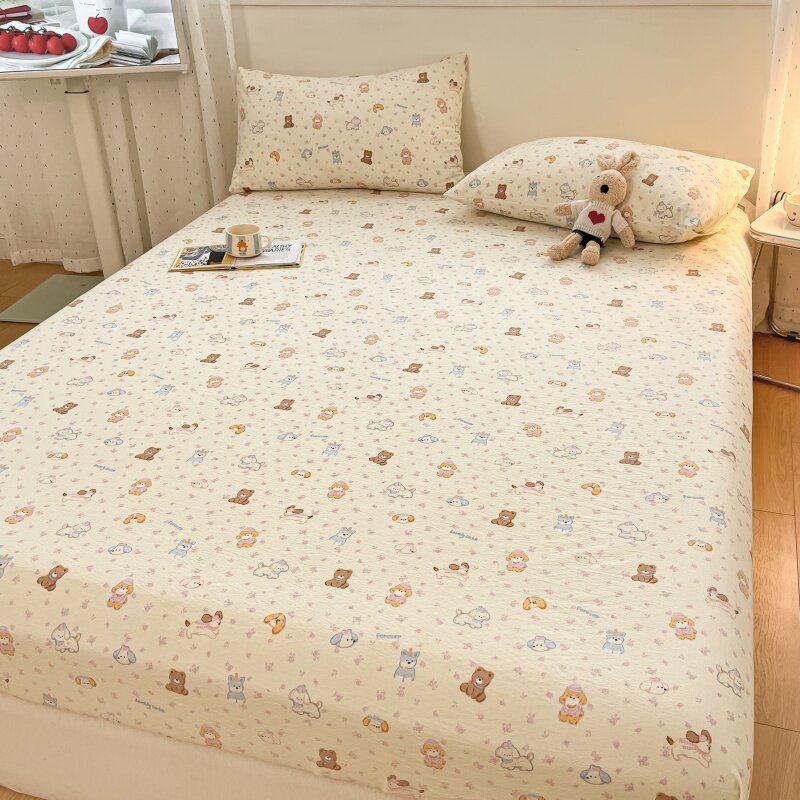 Summer a class double-layer gauze bed skirt single piece 2026 new non-cotton pure cotton dormitory bed single mattress protective cover