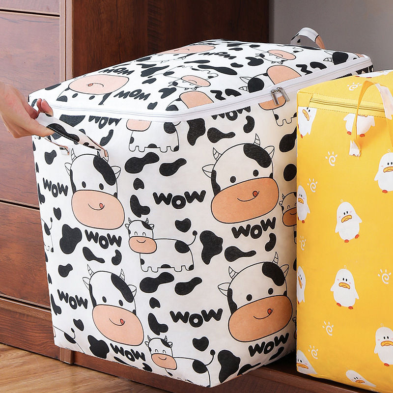 Clothes Storage Basket, Oxford Fabric Storage Bag, Quilt Moving Packing Bag, Storage Box, Large Capacity Storage
