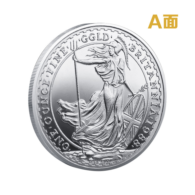 Britannia Commemorative Coin Roman Empire Commemorative Medal Queen Elizabeth II Centenary Commemorative Coin Military Coin