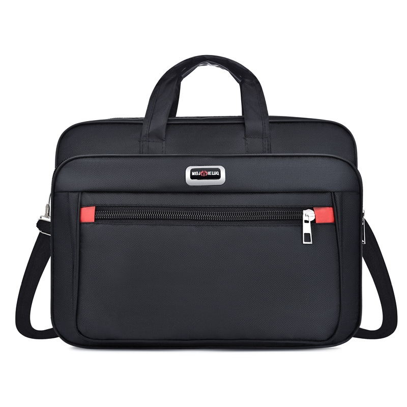 Men's large capacity briefcase for business trips laptop bag手提旅行包商务包