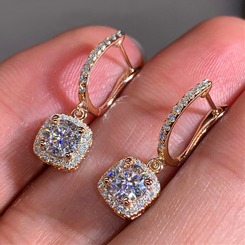 Cao Shi New Delicate Women's Micro-Set Zircon Ear Cuff Earring Jewelry