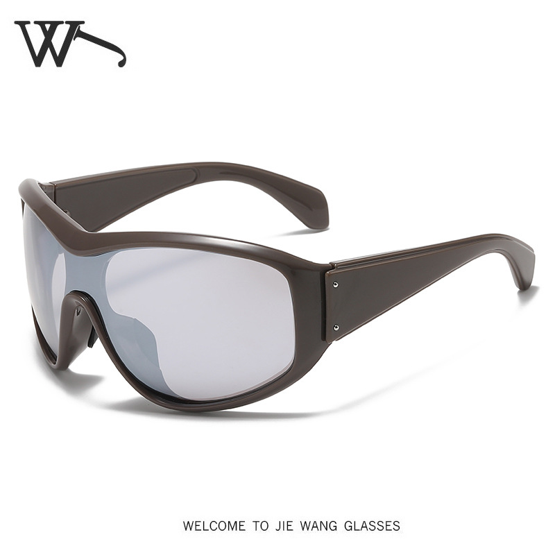 New Outdoor Sports Large Frame Sunglasses Cycling Leisure Windproof Sand Sun Protection Sunglasses