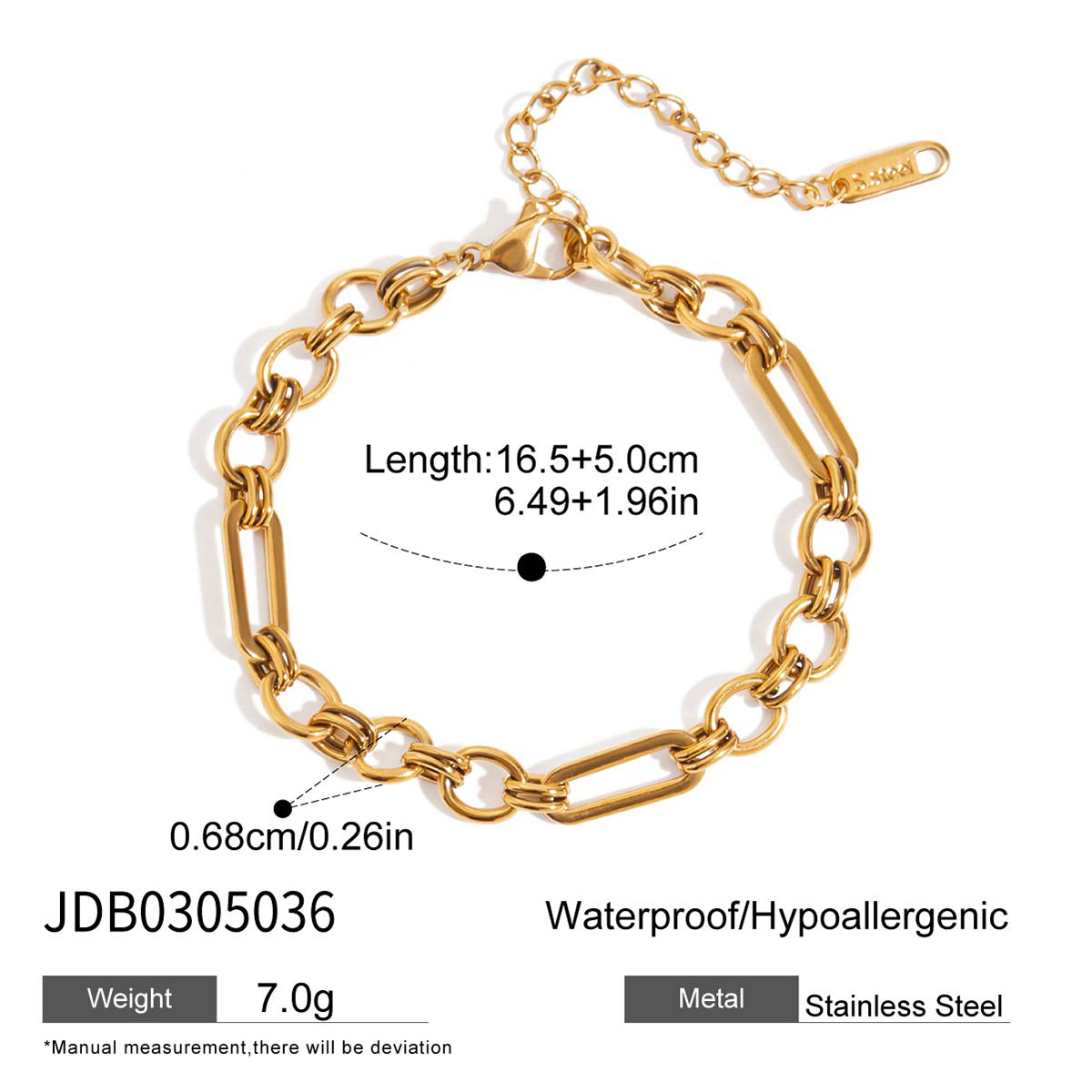 Jieding stainless steel bracelet women jewelry accessories titanium steel hand jewelry