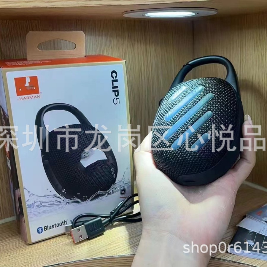 New clip5 high quality high power wireless Bluetooth audio hook convenient outdoor speaker