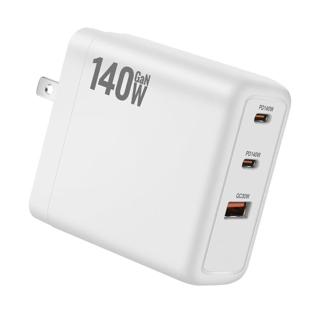 140W GaN Fast Charger PD3.1 Fast Charging Laptop Drone Multi-Port GaN PD Fast Charger