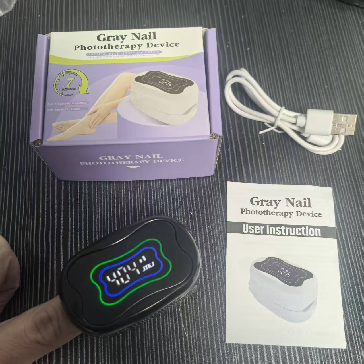 New portable auxiliary tool UV nail fungus lamp UV toenail fungus mini phototherapy device