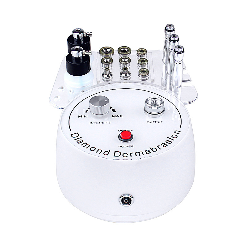 Three-in-One Diamond Microdermabrasion Device Facial Cleansing Oxygen Injection Vacuum Blackhead Removal Cleansing Beauty Instrument