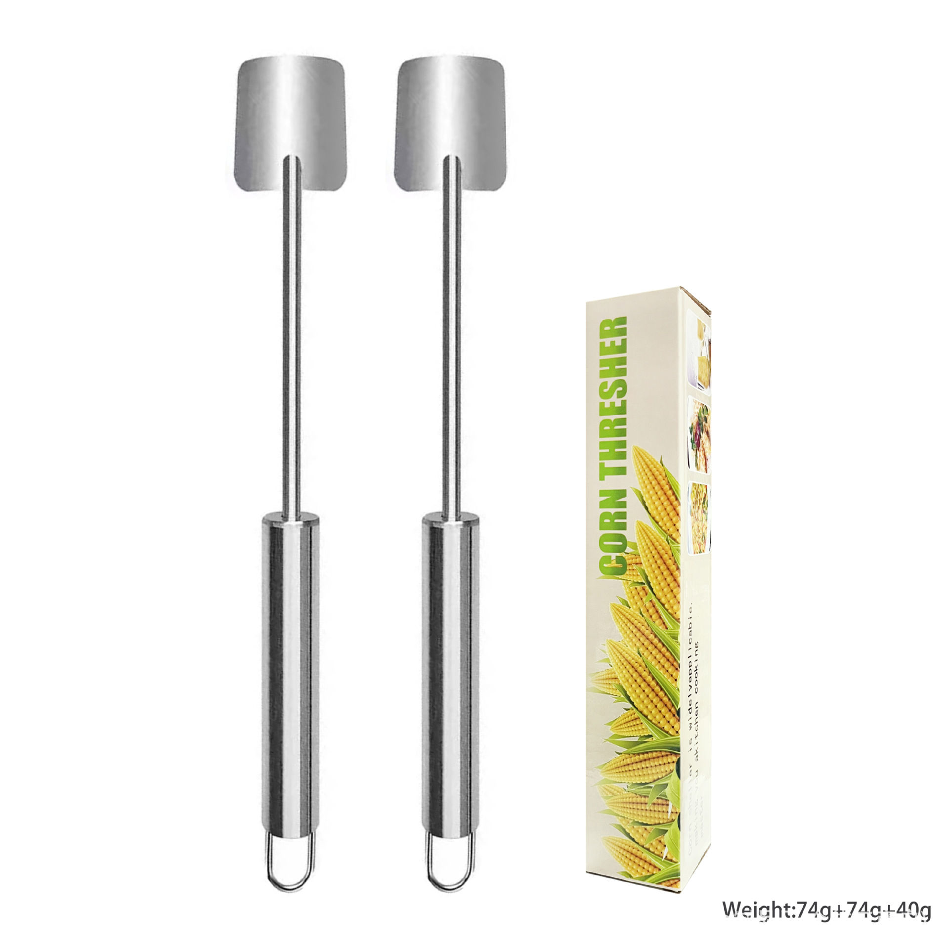 Corn peeler stainless steel corn shucker convenient tool threshing separator corn peeler household kitchen sheller