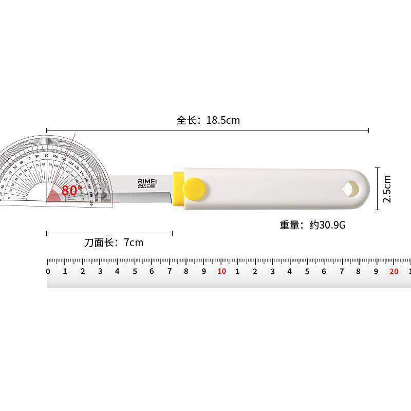 Jindarimei double-headed peeler, fruit knife 2-in-1, peeler for potatoes and apples, portable and compact