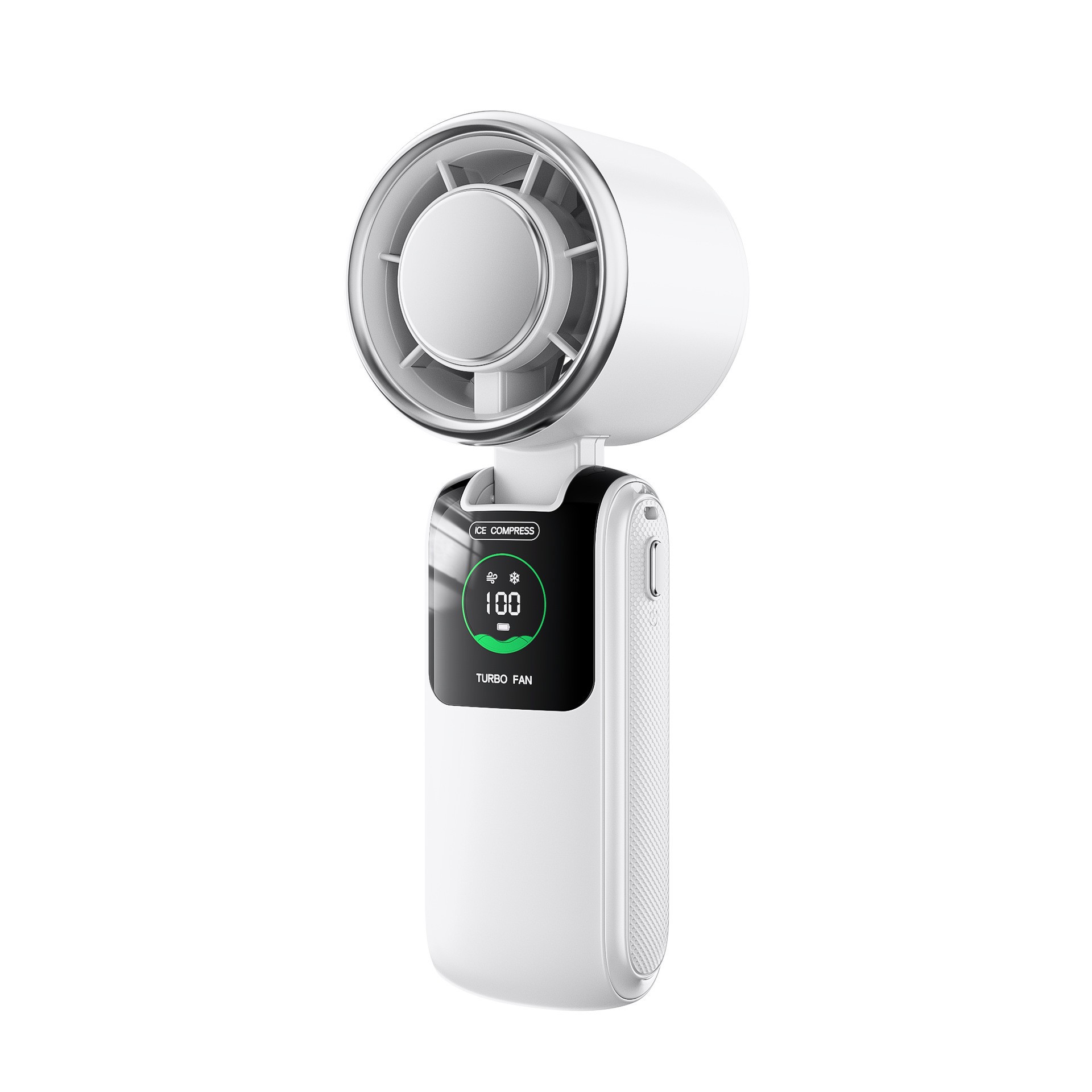 2026 new semiconductor cooling high-speed handheld fan usb mini portable charging folding small fan