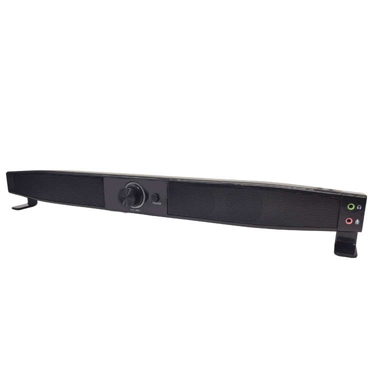 New USB2.0 Multimedia Computer Speaker TV Soundbar Dual Horn Subwoofer Private Mold Audio