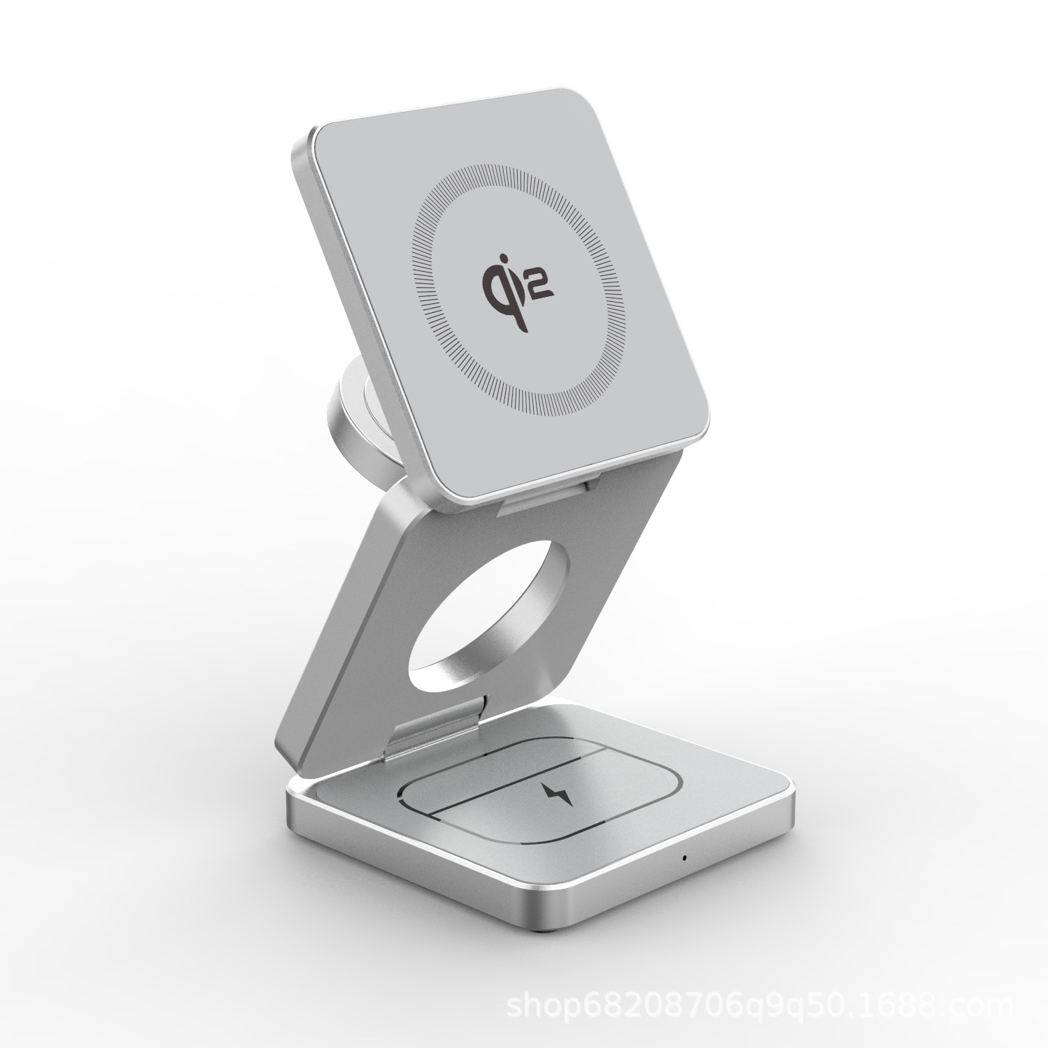 Qi2 version 3-in-1 folding wireless charger for Apple phone earphone watch