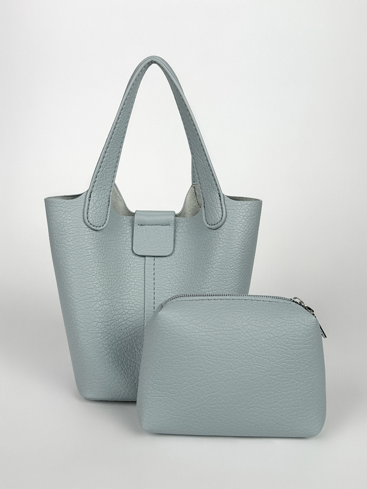 Women Bag PU Soft Leather Handheld Small Bag 2025 Summer New Casual Bucket Bag Single Shoulder Crossbody Bag