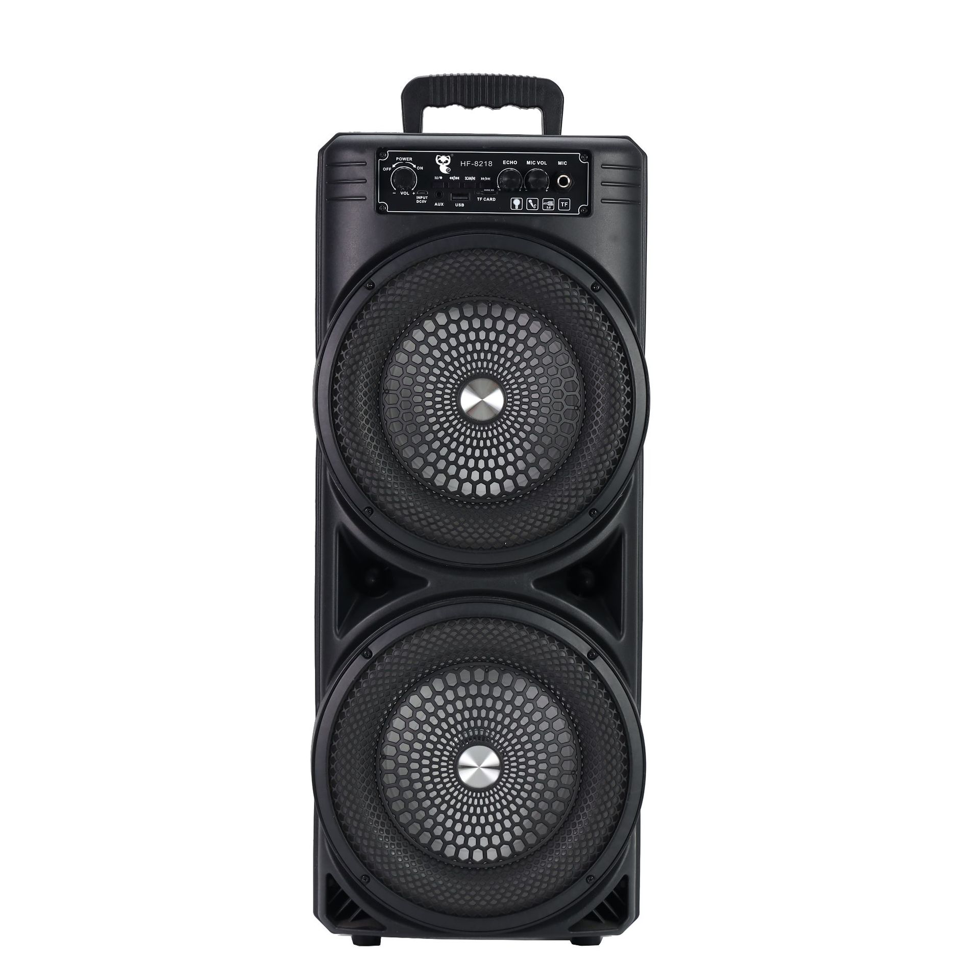 Large size high power dual 8-inch new karaoke lighting sound dual 4-inch wireless Bluetooth portable outdoor square dance