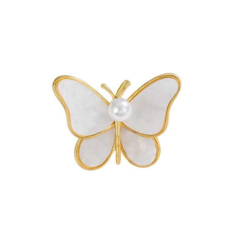Vintage Winter Colorful Butterfly Brooch Women's Accessory Pin