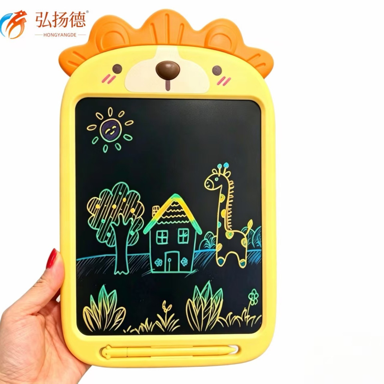 New cartoon LCD handwriting board LCD screen electronic drawing board color electronic small blackboard baby writing board