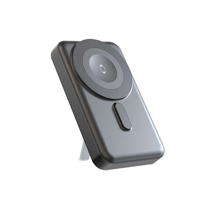 Magnetic Wireless Power Bank PD20W Mobile Power Supply Watch Charger 10000mAh Dual Cable Phone Holder Charger