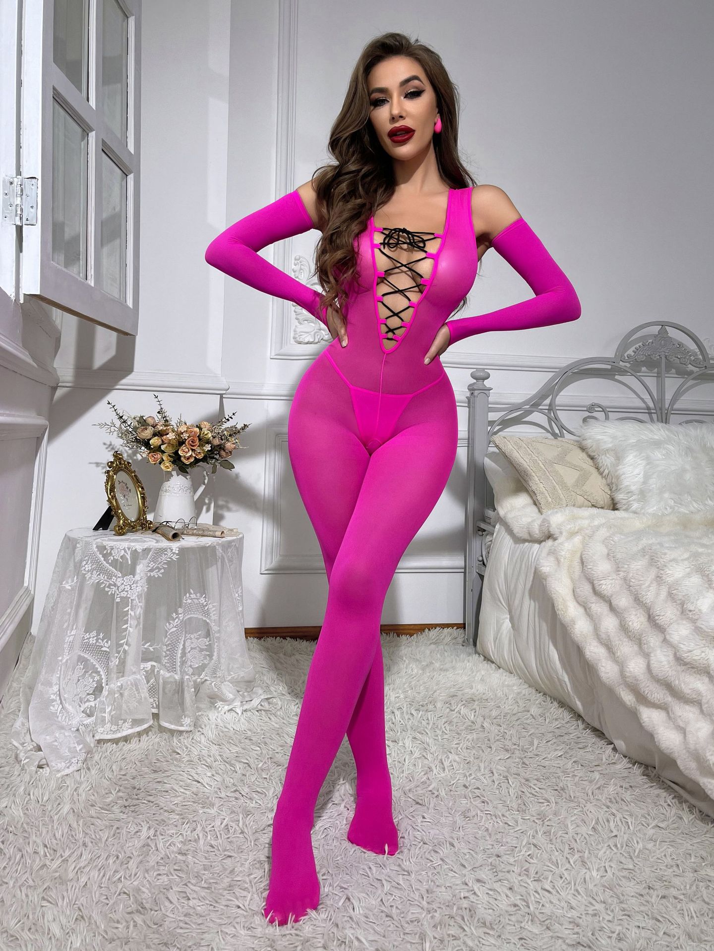 6209 sexy underwear, sexy plus-size sleepwear bodysuit, large-scale qqny flirting fun underwear