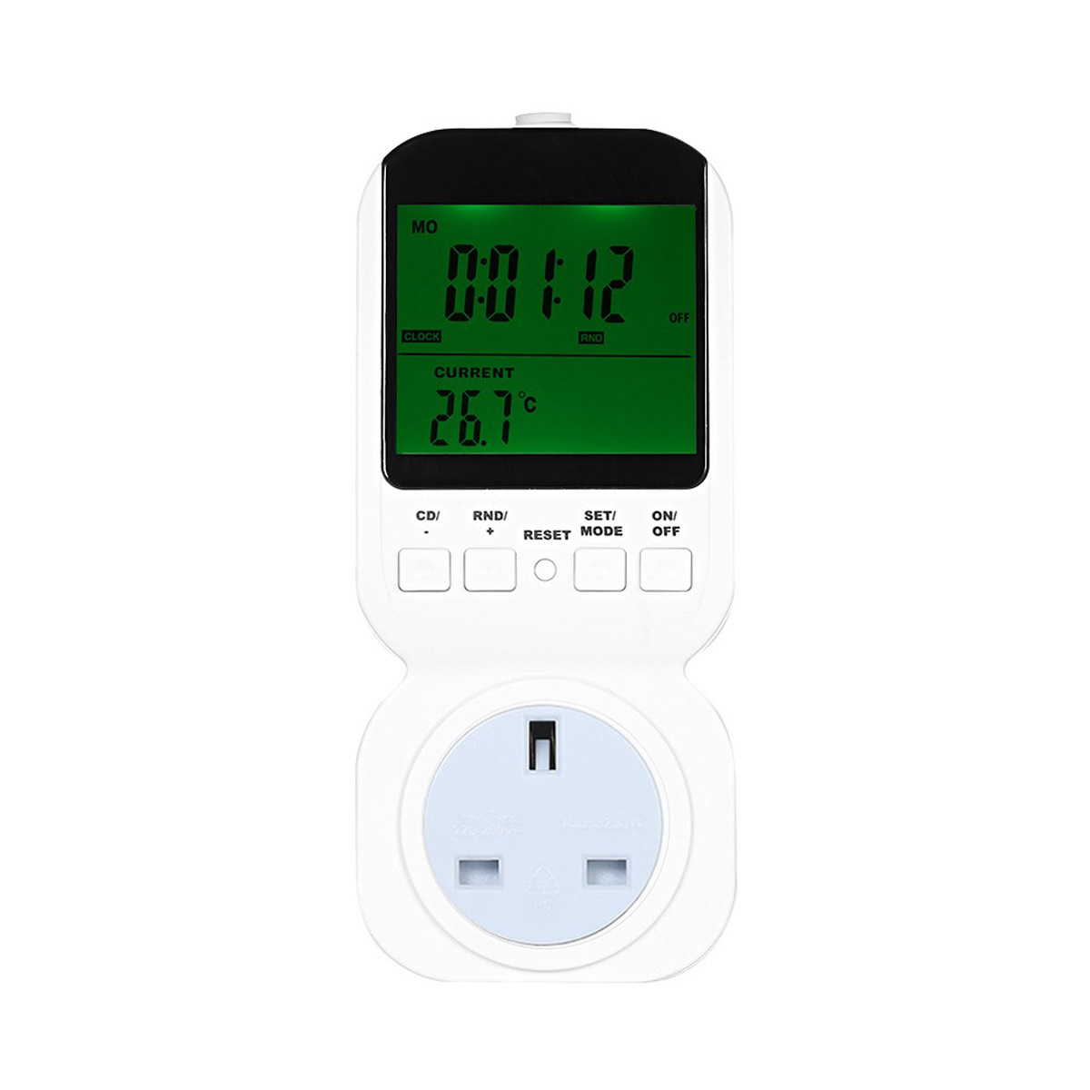 Socket Electronic Timer Kitchen Timer Switch Power Plug Electric Vehicle Charging Reminder Automatic Shut Off