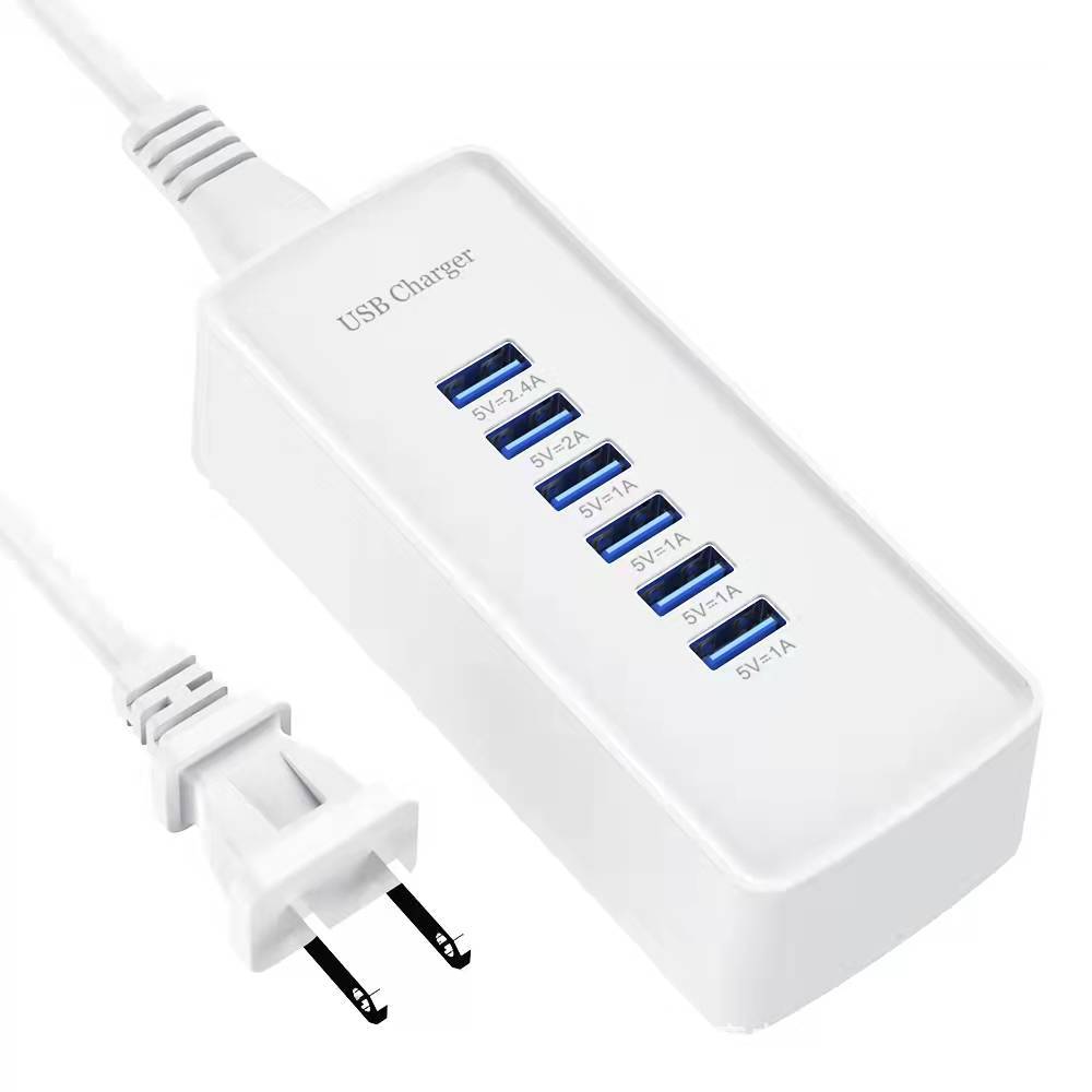 Desktop smartphone charger USB6-port convenient charger multi-port MP3 travel charger