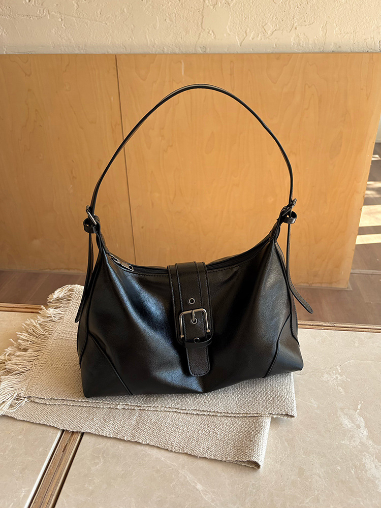 2026 New Casual Commute Trendy Underarm Bag Soft Leather Women's Bag Handheld Shoulder Crossbody Tote Bag