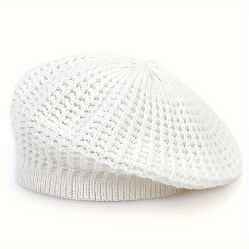 Women's Winter Knit Stacked Hat Winter Hat Red New Gray