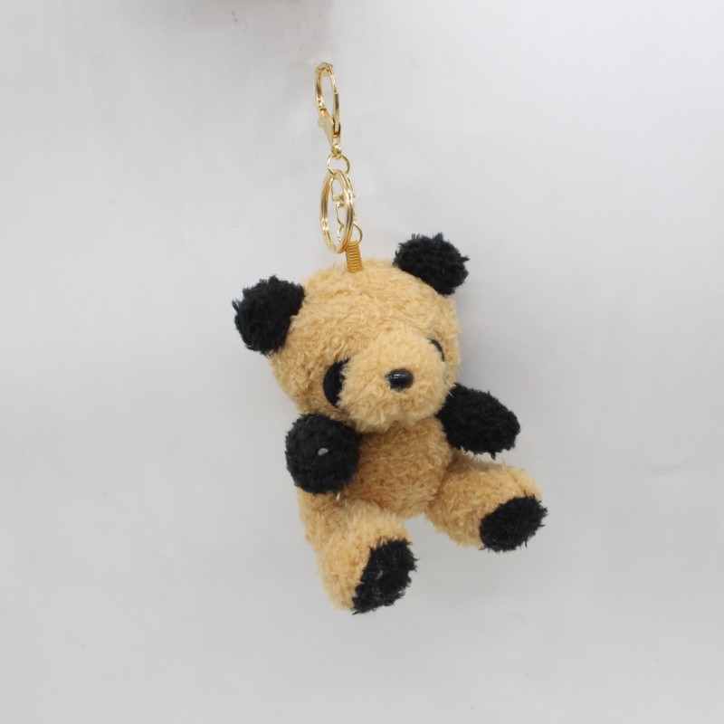 New Plush Toy Cartoon Cute Panda Keychain Bag Charm Advertising Promotional Gift Doll Toy