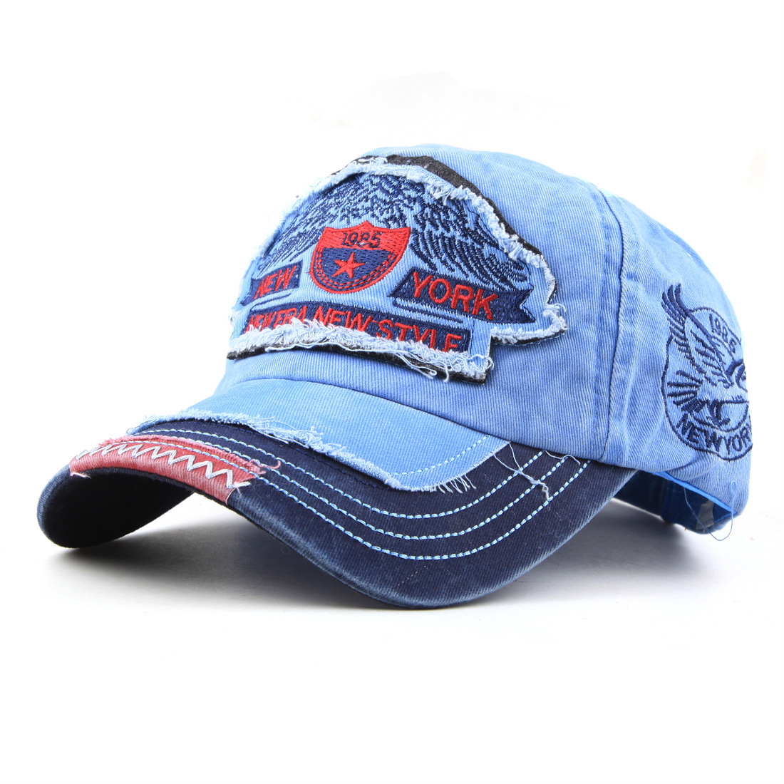 All-cotton spring/summer/autumn/winter sun hat, baseball cap, outdoor hat for men and women