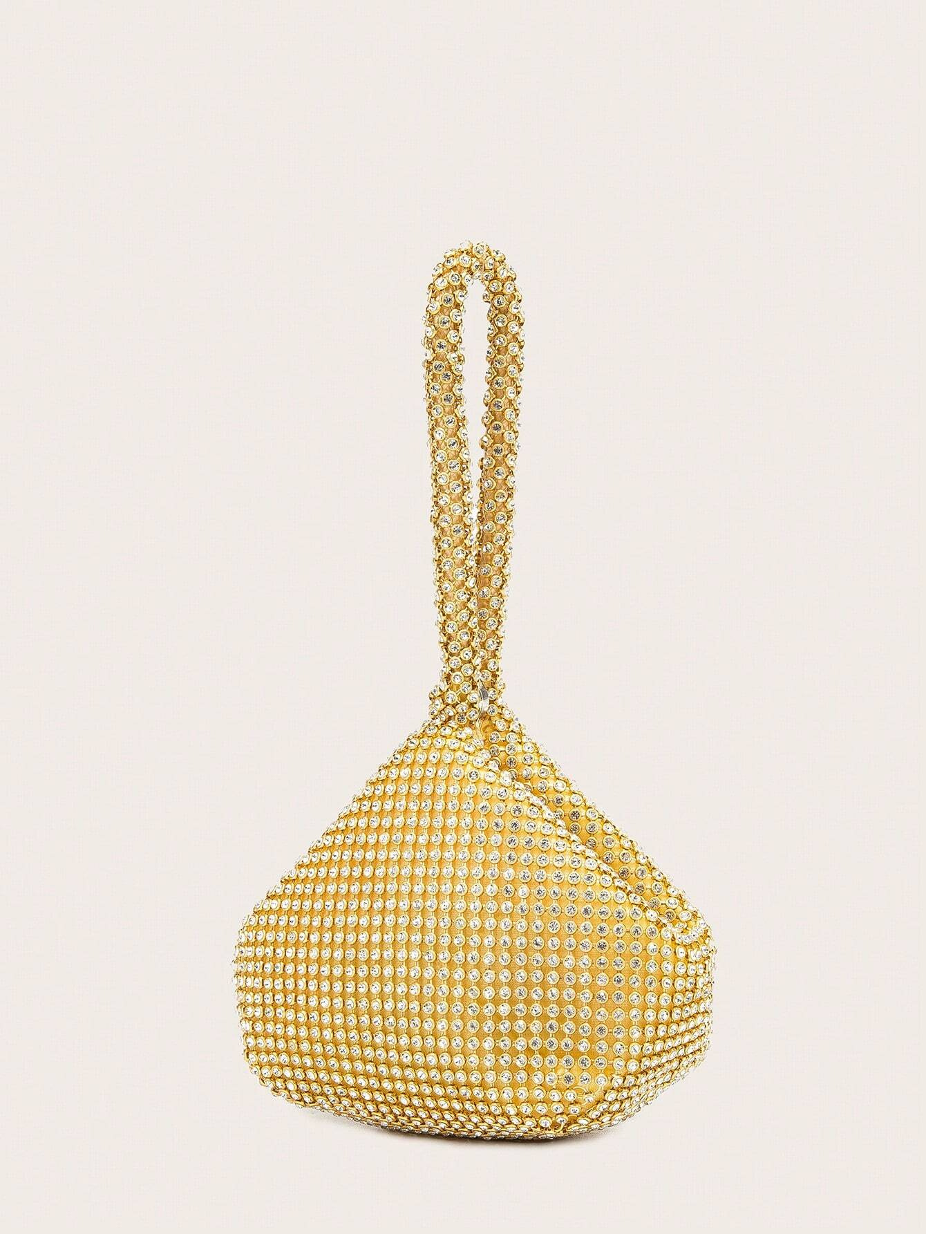 Diamond Evening Bag Pure Handmade Rhinestone Mine Evening Bag Clutch Banquet Bag Women's Handbag