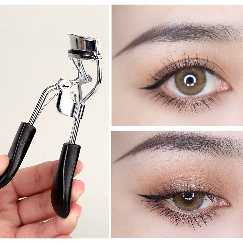 Jingrui GECOMO eyelash curler curling eyelashes three-dimensional shaping stainless steel mini portable makeup tool
