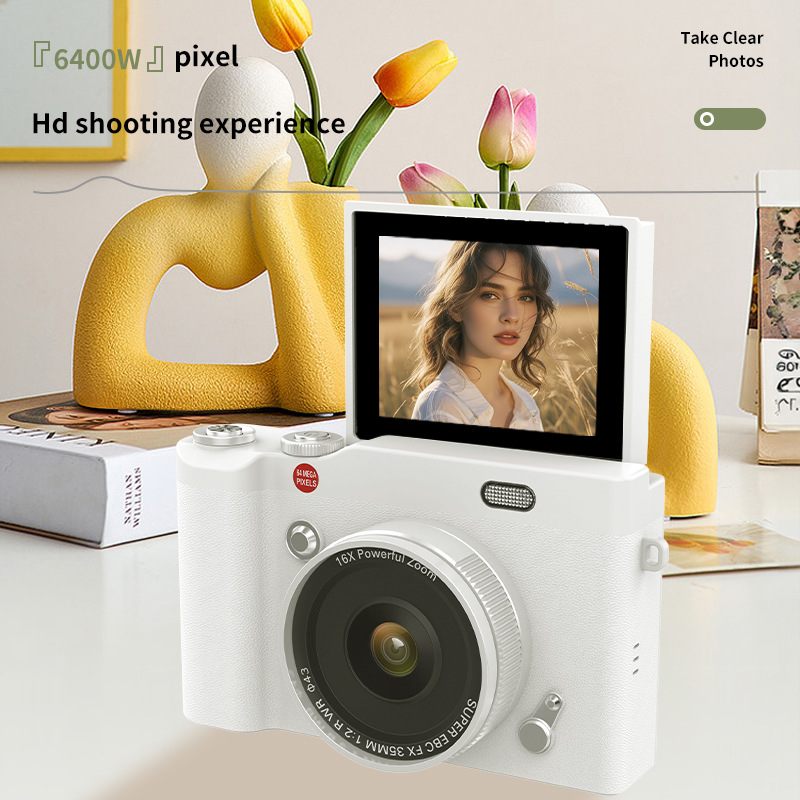 CCD Digital Camera 4K HD Portable Camera Student Digital Camera Children Toy Gift