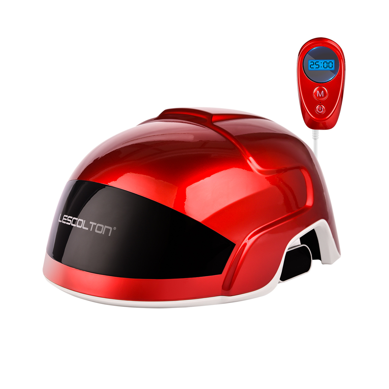 Lescolton laser hair growth device hair fixing hair care red light infrared hair thickening therapy cap helmet