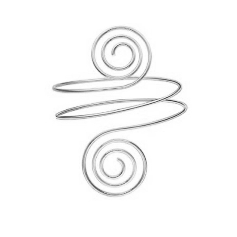 New eBay accessory punk exaggerated metal spiral bracelet arm ring