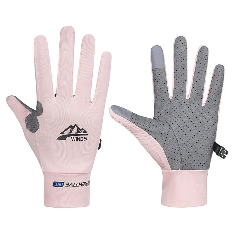 Outdoor Mountain Climbing Fishing Gloves Women's Sports Sunscreen Thin Mountain Climbing Shooting Luya Running Bike Riding Men