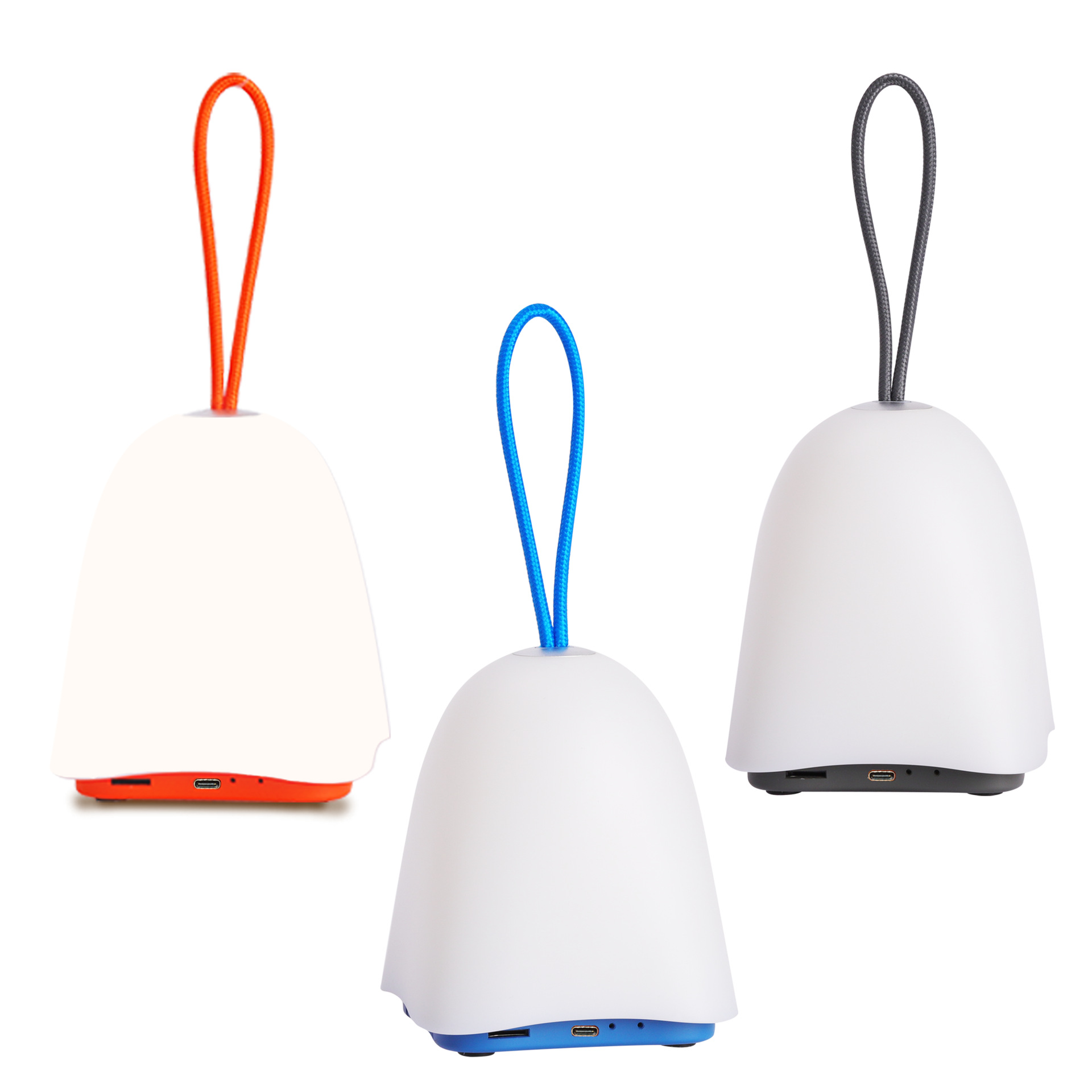 Handheld Colorful LED Night Light Speaker Outdoor Camping Portable Wireless Tap Tap Light Bluetooth Speaker